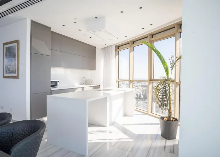 360 Nicosia-3 Bedrooms Exclusive Panoramic View Apartmán Nikósie